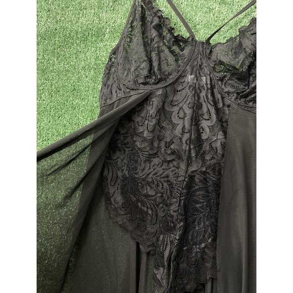 Avidlove Lingerie for Women Lace One Piece Boudoir Plus Size 3XL NWT Black - Picture 3 of 12